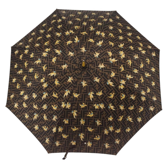 FENDI Zucca Canvas Pokemon Collaboration Dragonite Umbrella Auth yk20929SAM