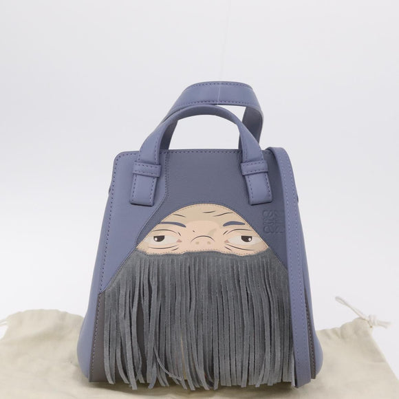 LOEWE Howl's Moving Castle Markl Hammock Nugget Bag Leather 2way Auth yk20930SM