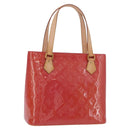 LOUIS VUITTON Monogram Vernis Houston Bag Fran Boise M9135F LV Auth yk20933SAM-1