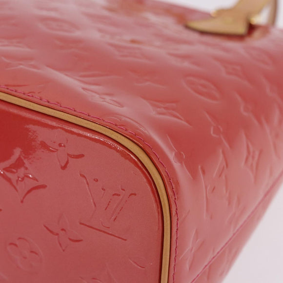 LOUIS VUITTON Monogram Vernis Houston Bag Fran Boise M9135F LV Auth yk20933SAM