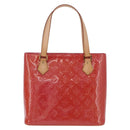 LOUIS VUITTON Monogram Vernis Houston Bag Fran Boise M9135F LV Auth yk20933SAM-13