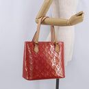 LOUIS VUITTON Monogram Vernis Houston Bag Fran Boise M9135F LV Auth yk20933SAM-25