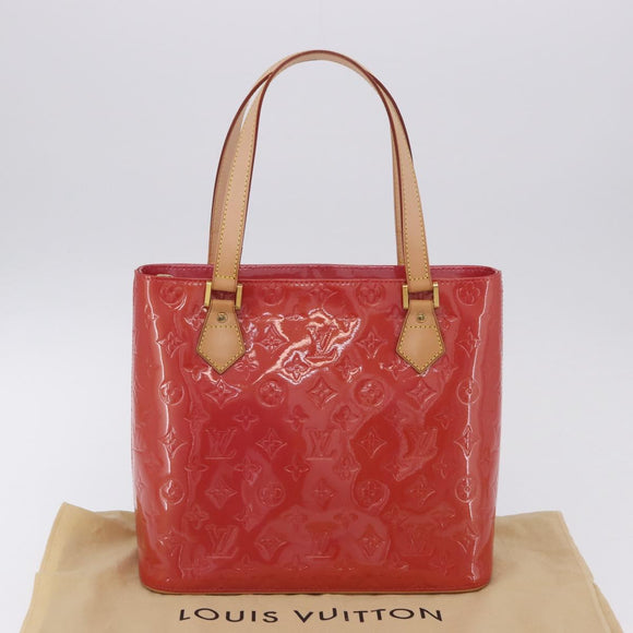 LOUIS VUITTON Monogram Vernis Houston Bag Fran Boise M9135F LV Auth yk20933SAM