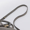 Miu Miu Hand Bag Leather 2way Gray Gold Auth yk20941M-15