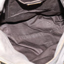 Miu Miu Hand Bag Leather 2way Gray Gold Auth yk20941M-11