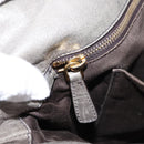 Miu Miu Hand Bag Leather 2way Gray Gold Auth yk20941M-24