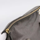 Miu Miu Hand Bag Leather 2way Gray Gold Auth yk20941M-7