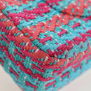 CHANEL Matelasse 25 Chain Hand Bag Tweed Pink Light Blue CC Auth yk20942SM-16