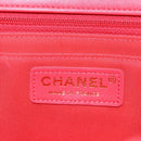CHANEL Matelasse 25 Chain Hand Bag Tweed Pink Light Blue CC Auth yk20942SM-21