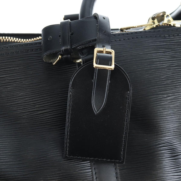 LOUIS VUITTON Epi Keepall 55 Boston Bag Noir M42952 LV Auth yk20950SAV