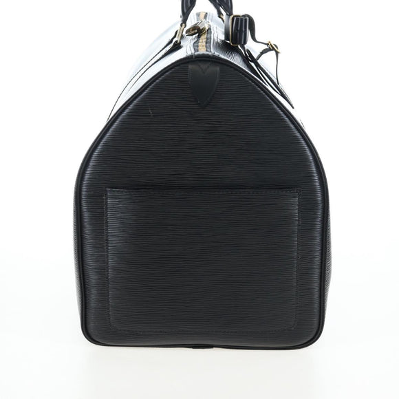 LOUIS VUITTON Epi Keepall 55 Boston Bag Noir M42952 LV Auth yk20950SAV