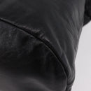 CHANEL COCO Mark Chain Tote Bag Leather Black Silver CC Auth yk20951SAV-15