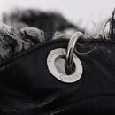 CHANEL COCO Mark Chain Tote Bag Leather Black Silver CC Auth yk20951SAV-18