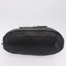CHANEL COCO Mark Chain Tote Bag Leather Black Silver CC Auth yk20951SAV-5