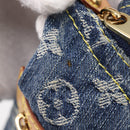 LOUIS VUITTON Monogram Denim Buggy PM Shoulder Bag Blue M95049 LV Auth yk20952V-15