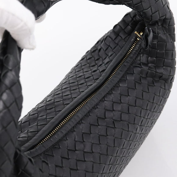 BOTTEGA VENETA INTRECCIATO Hobo Shoulder Bag Leather 115653 Auth yk20954SAV