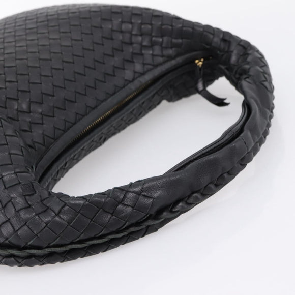 BOTTEGA VENETA INTRECCIATO Hobo Shoulder Bag Leather 115653 Auth yk20954SAV