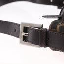 FENDI Zucca Canvas Shoulder Bag Brown Silver Auth yk20957SAV-10