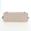 BALENCIAGA Metallic Edge City Hand Bag Leather 2way Beige 390154 Auth yk20959SAM-5