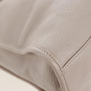 BALENCIAGA Metallic Edge City Hand Bag Leather 2way Beige 390154 Auth yk20959SAM-19