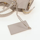 BALENCIAGA Metallic Edge City Hand Bag Leather 2way Beige 390154 Auth yk20959SAM-22