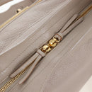BALENCIAGA Metallic Edge City Hand Bag Leather 2way Beige 390154 Auth yk20959SAM-23