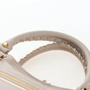 BALENCIAGA Metallic Edge City Hand Bag Leather 2way Beige 390154 Auth yk20959SAM-14