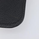 Chrome Hearts Glasses Case Leather Black Silver Auth yk20961M-10