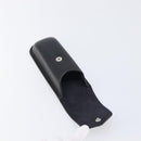 Chrome Hearts Glasses Case Leather Black Silver Auth yk20961M-14