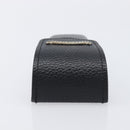 Chrome Hearts Glasses Case Leather Black Silver Auth yk20961M-6