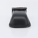 Chrome Hearts Glasses Case Leather Black Silver Auth yk20961M-7