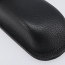 Chrome Hearts Glasses Case Leather Black Silver Auth yk20961M-9