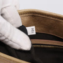 Miu Miu Matelasse Shoulder Bag Leather 2way Beige Gold Auth yk20963V-27