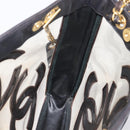 CHANEL Triple Coco Chain Shoulder Bag Leather Black Gold CC Auth yk20964V-18