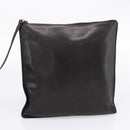 CHANEL Triple Coco Chain Shoulder Bag Leather Black Gold CC Auth yk20964V-19