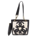 CHANEL Triple Coco Chain Shoulder Bag Leather Black Gold CC Auth yk20964V-13