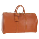 LOUIS VUITTON Epi Keepall 50 Boston Bag Zipangu Gold M42968 LV Auth yk20967SAM-1