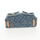 LOUIS VUITTON Monogram Denim Buggy PM Bag Blue M95049 LV Auth yk20968SAM-12