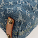 LOUIS VUITTON Monogram Denim Buggy PM Bag Blue M95049 LV Auth yk20968SAM-16