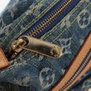 LOUIS VUITTON Monogram Denim Buggy PM Bag Blue M95049 LV Auth yk20968SAM-21