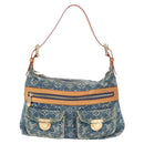 LOUIS VUITTON Monogram Denim Buggy PM Bag Blue M95049 LV Auth yk20968SAM-2