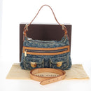 LOUIS VUITTON Monogram Denim Buggy PM Bag Blue M95049 LV Auth yk20968SAM-33
