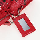 Balenciaga Graffiti Mini City Hand Bag Leather 2way Red 300295 Auth yk20970SAM-18