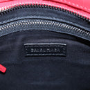 Balenciaga Graffiti Mini City Hand Bag Leather 2way Red 300295 Auth yk20970SAM-22