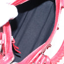 Balenciaga Graffiti Mini City Hand Bag Leather 2way Red 300295 Auth yk20970SAM-23