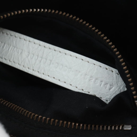 Balenciaga Graffiti The City Mini Bag Leather 2way White 300295 Auth yk20973M