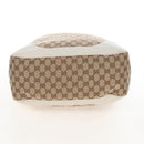 GUCCI GG Canvas Shoulder Bag Beige Gold 203506 Auth yk20974V-13
