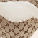 GUCCI GG Canvas Shoulder Bag Beige Gold 203506 Auth yk20974V-17