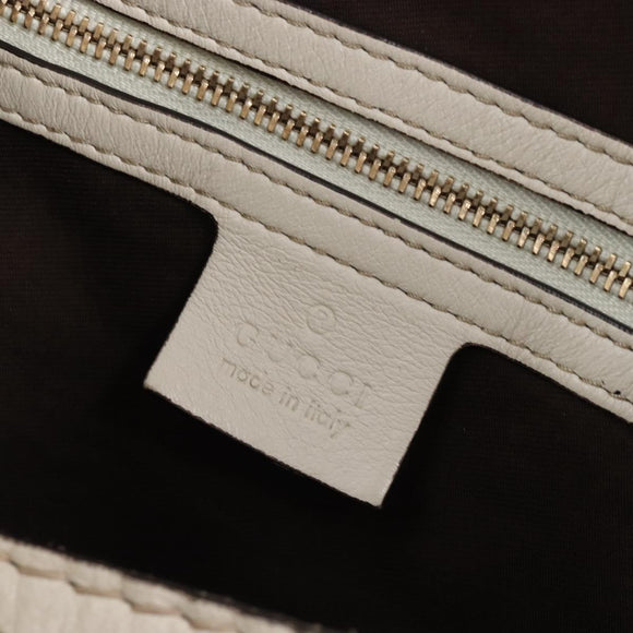 GUCCI GG Canvas Shoulder Bag Beige Gold 203506 Auth yk20974V