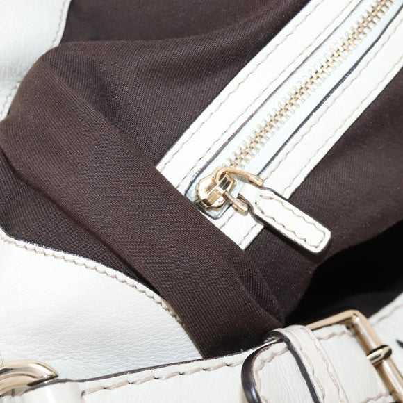 GUCCI GG Canvas Shoulder Bag Beige Gold 203506 Auth yk20974V